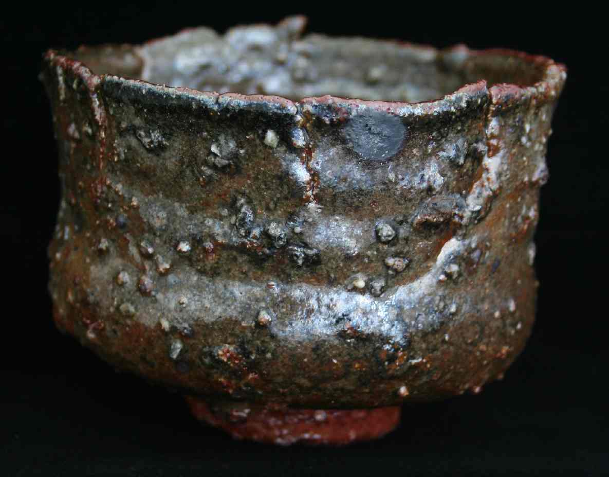 Geology shino glazed bowl